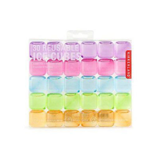 Picture of 30 REUSABLE ICE CUBES RAINBOW